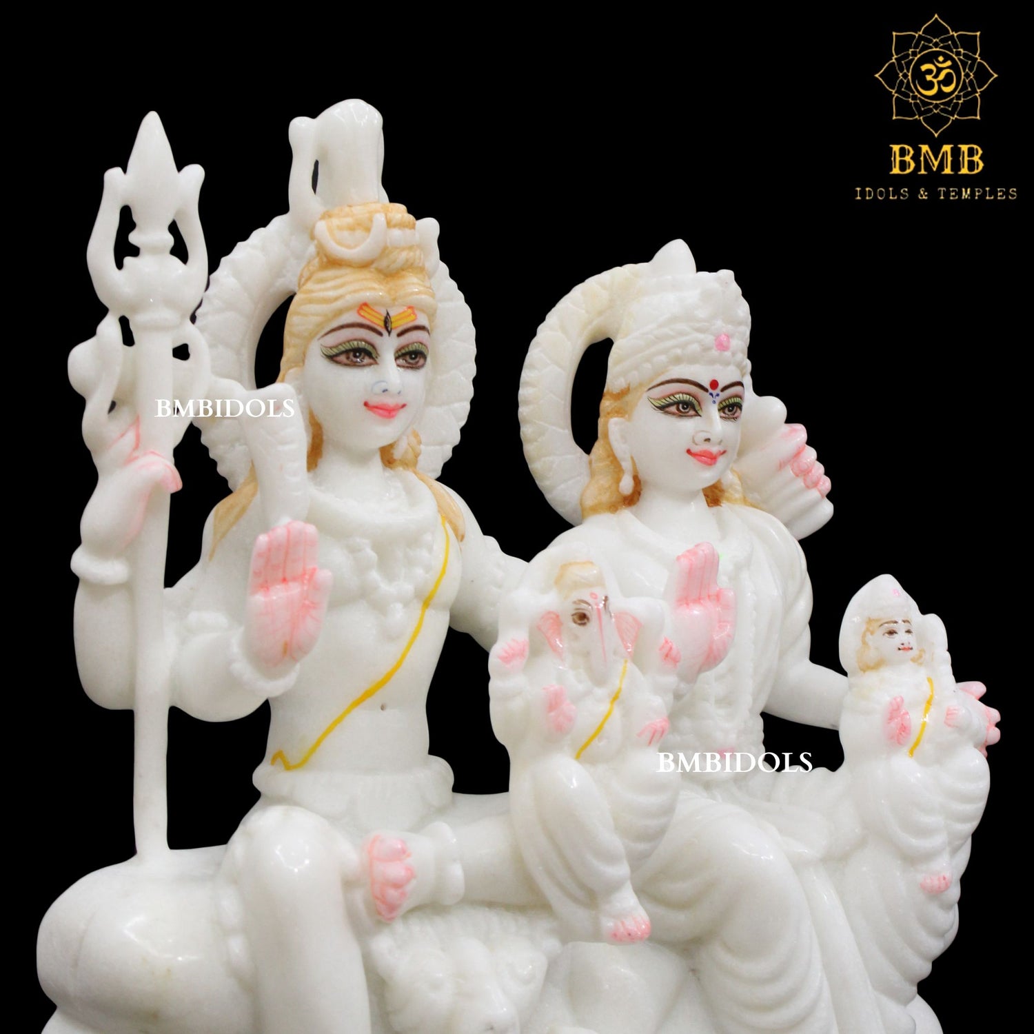 Shiv Parivar Marble Murti