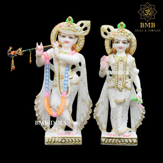 Marble Radha Krishna Murti