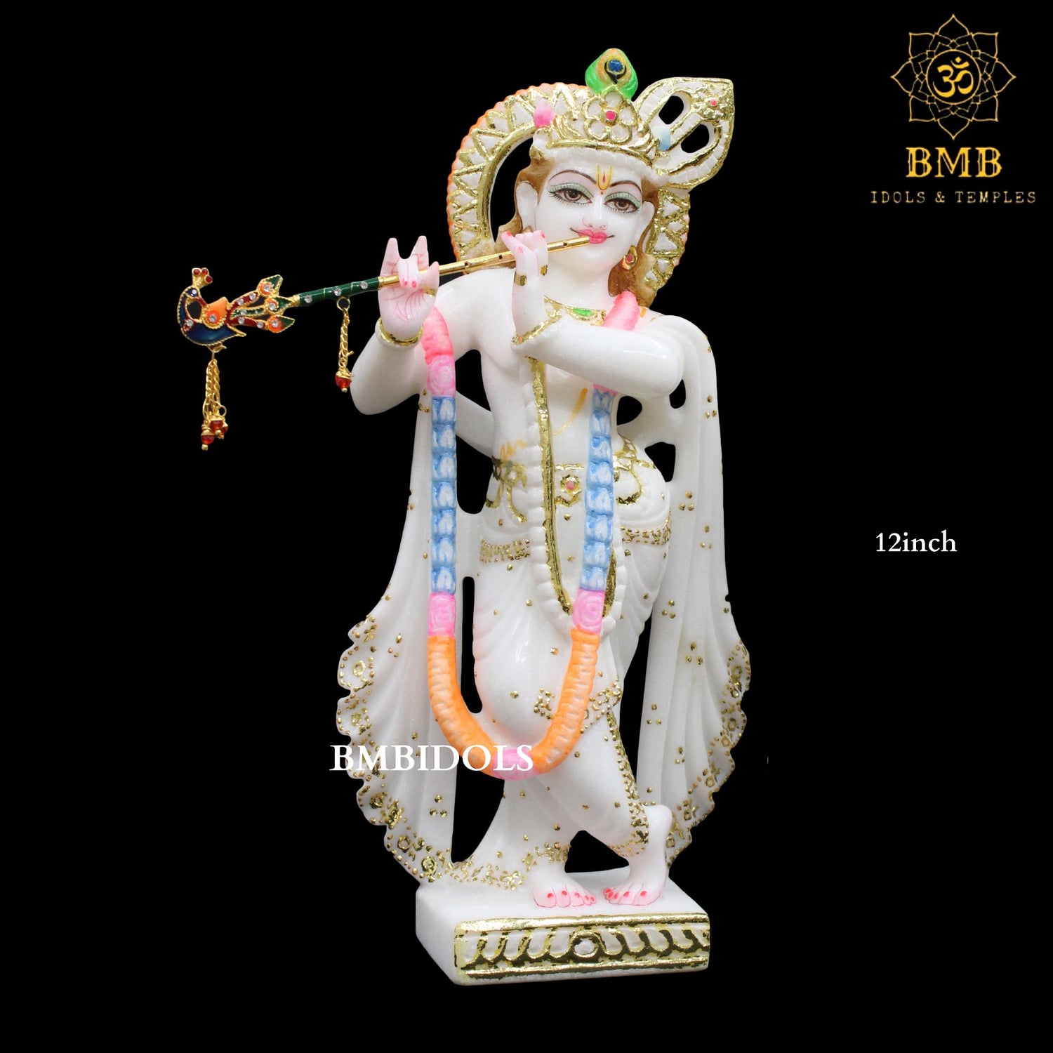 Marble Krishna Statue