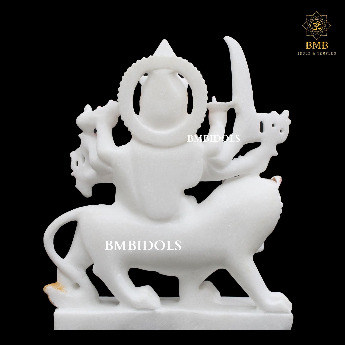 Marble Ambe Maa Murti made in Makrana Marble in 10inches