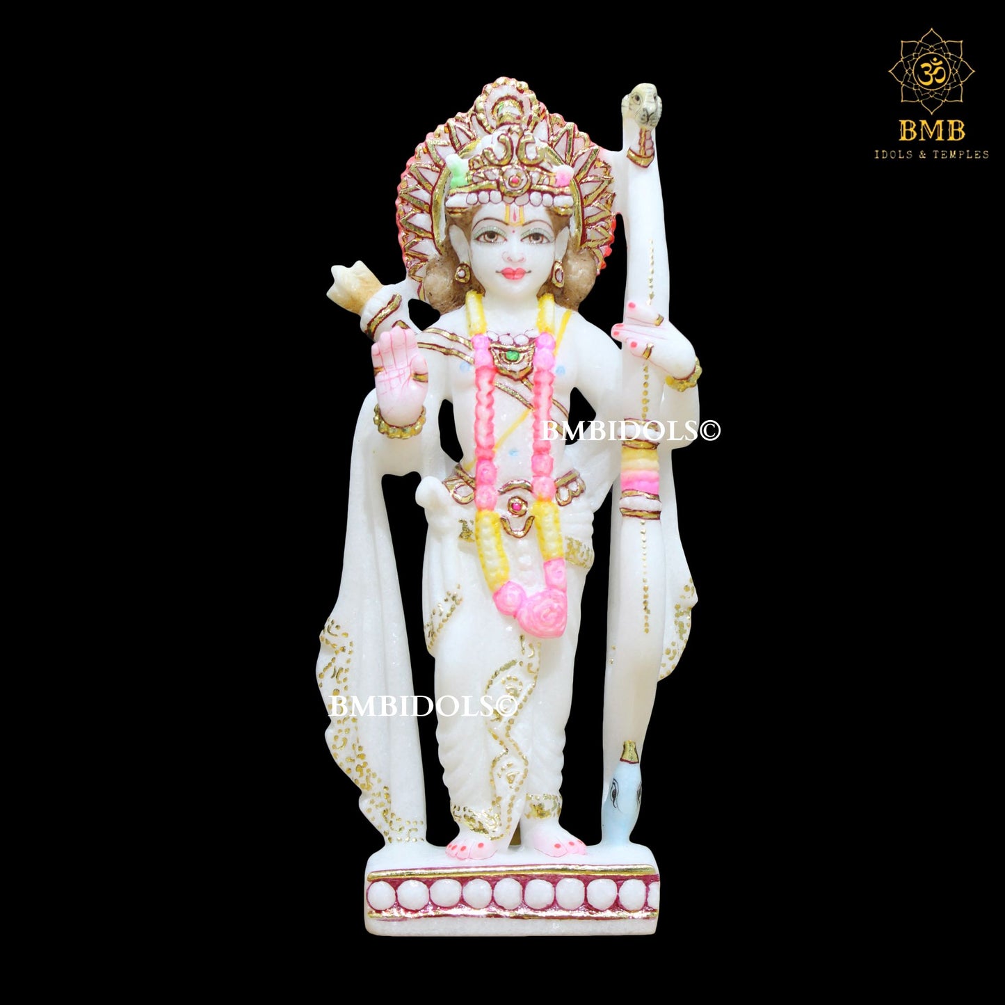 Marble Ram Darbar Murti made in 10inches in Makrana Marble