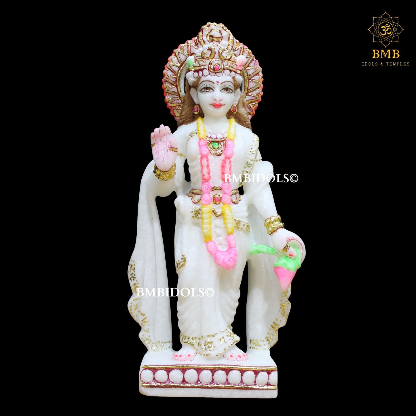 Marble Ram Darbar Murti made in 10inches in Makrana Marble