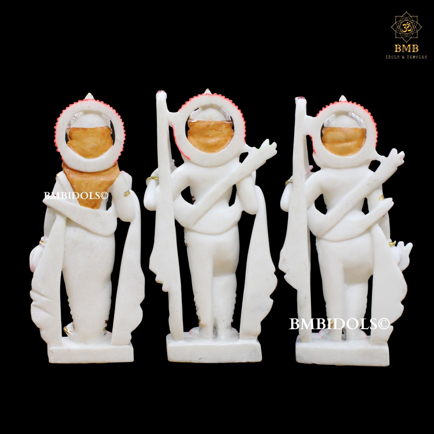 Ram Darbar Marble Murti in 15inches for Homes and Temples