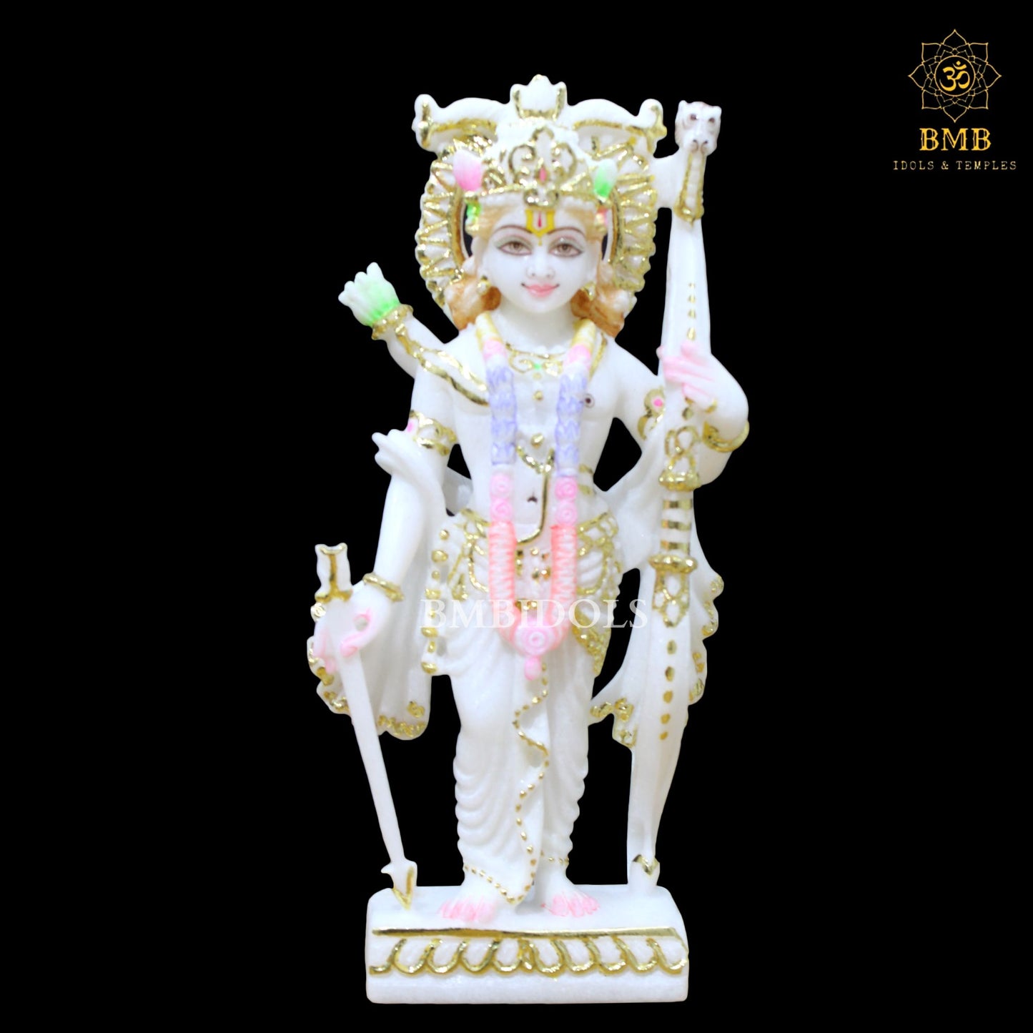 Marble Ram Darbar Statue in 12inches for Homes & Temples