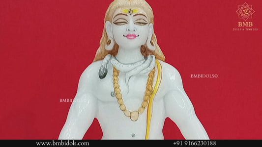 Marble Shiva Statue in Meditation Posture Made in Makrana Marbles