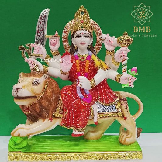 Marble Durga Statue 