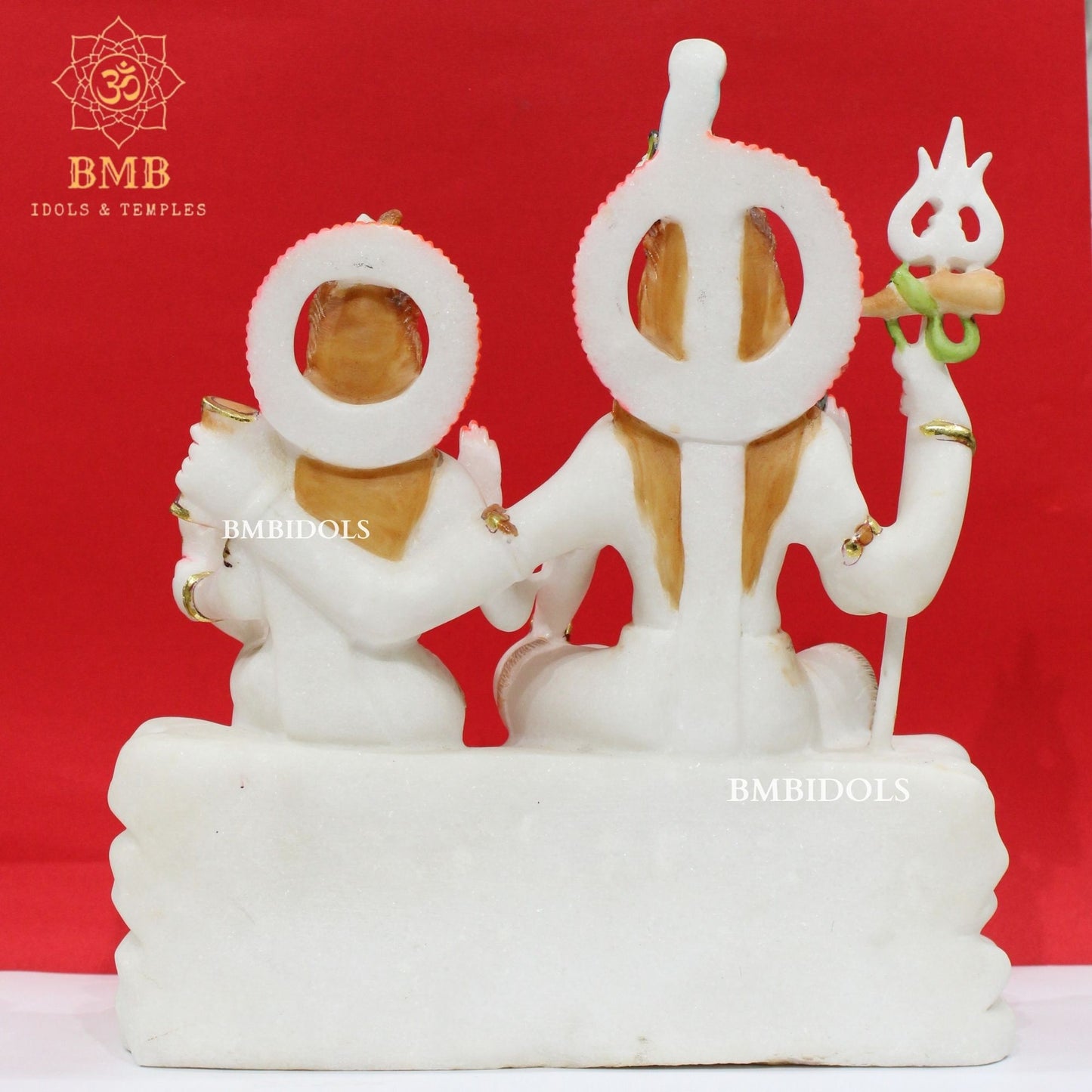 Marble Shiv Parvati Statue