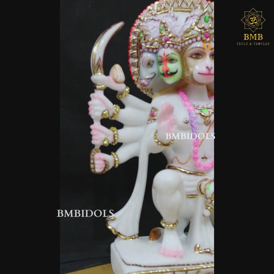 Marble Panchmukhi Hanuman