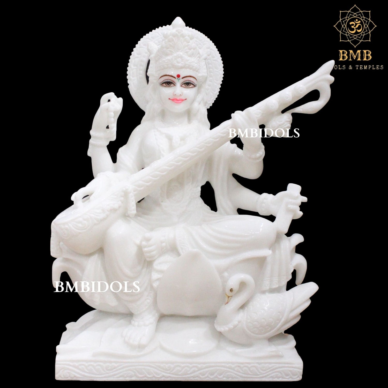 Marble Saraswati Statue