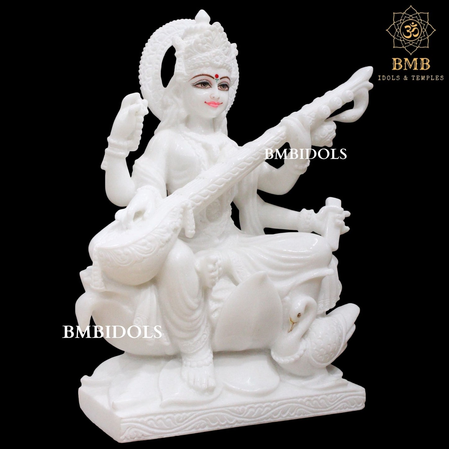 Marble Saraswati Idol