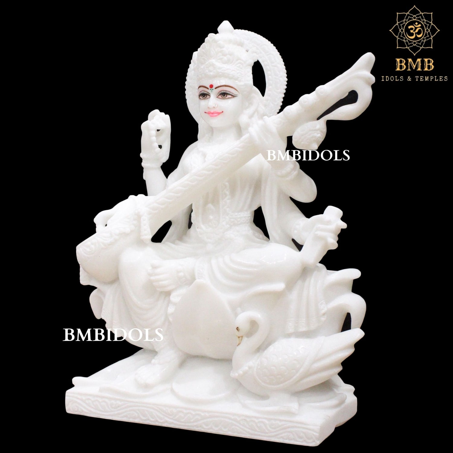 Marble Saraswati Murti