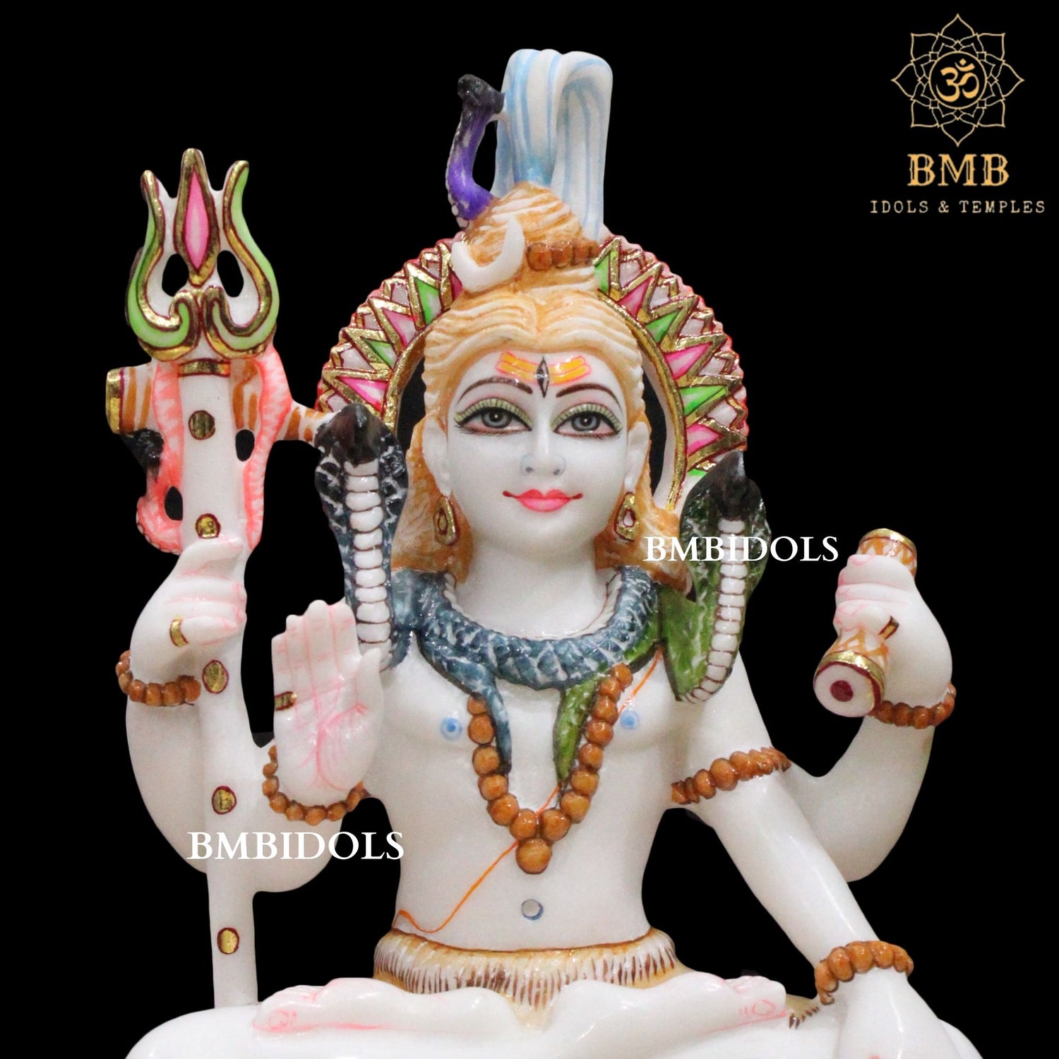 Marble Mahadev Statue