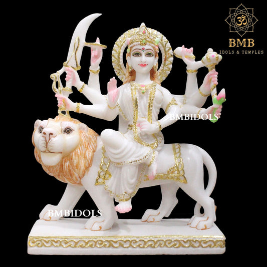 Marble Durga Mata Statue