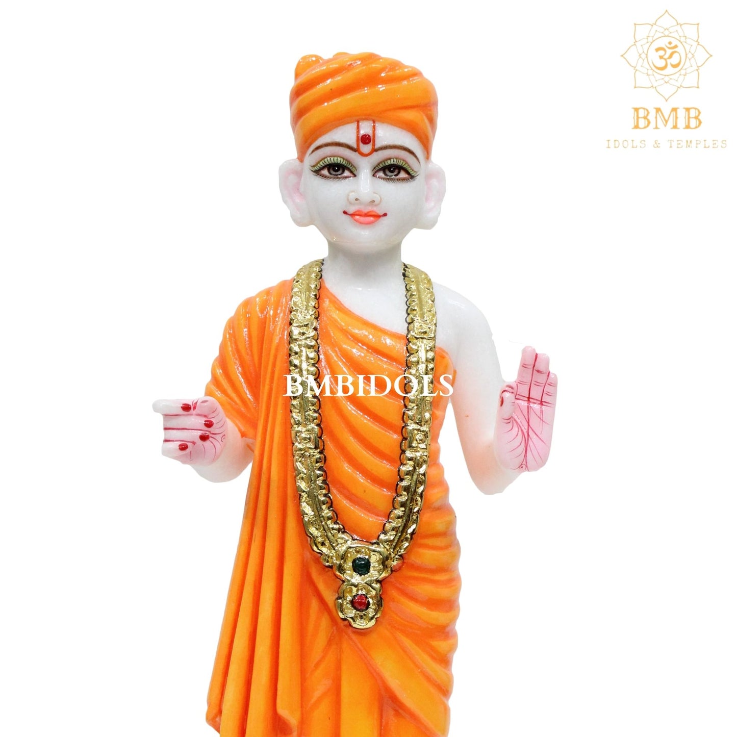 Marble Swami Narayan Idol BAPS