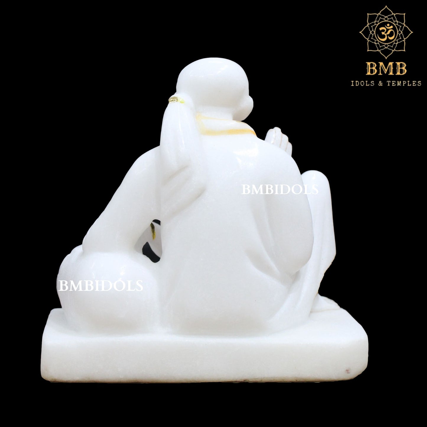 Dwarka Mai Sai Baba Idol made in Natural Marble in 7inches in Makrana Marble