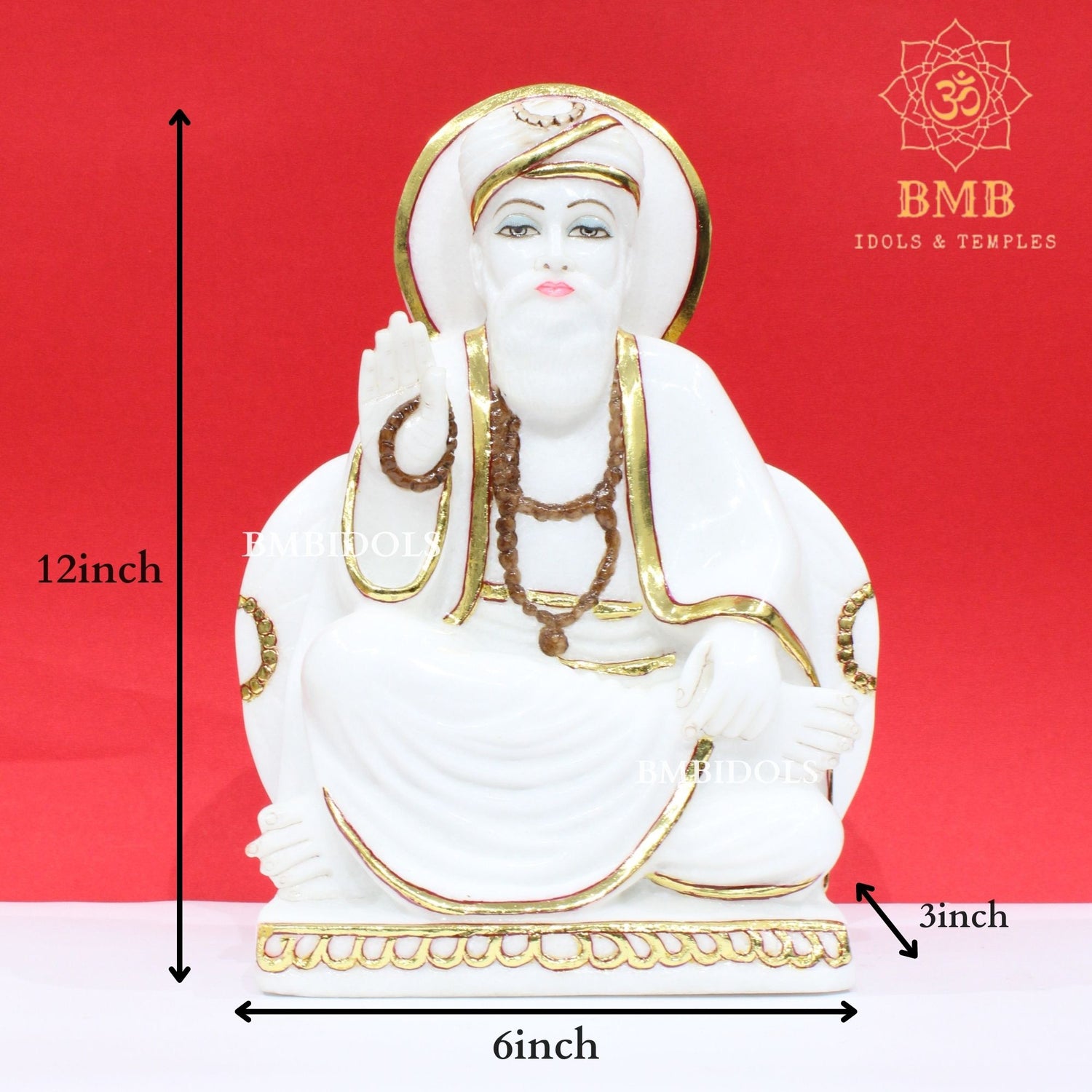 Guru Nanak Marble Statue