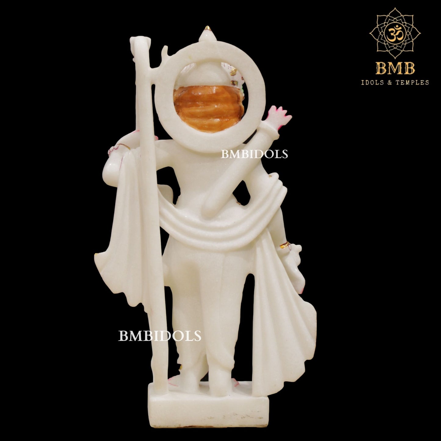 Marble Ram Darbar Murti made in Natural Makrana Marble in 18inches