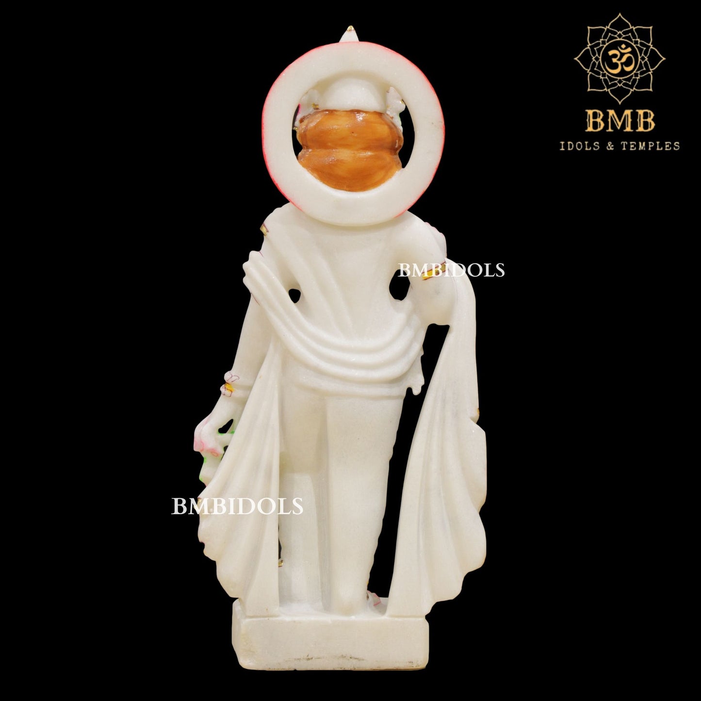 Marble Ram Darbar Murti made in Natural Makrana Marble in 18inches