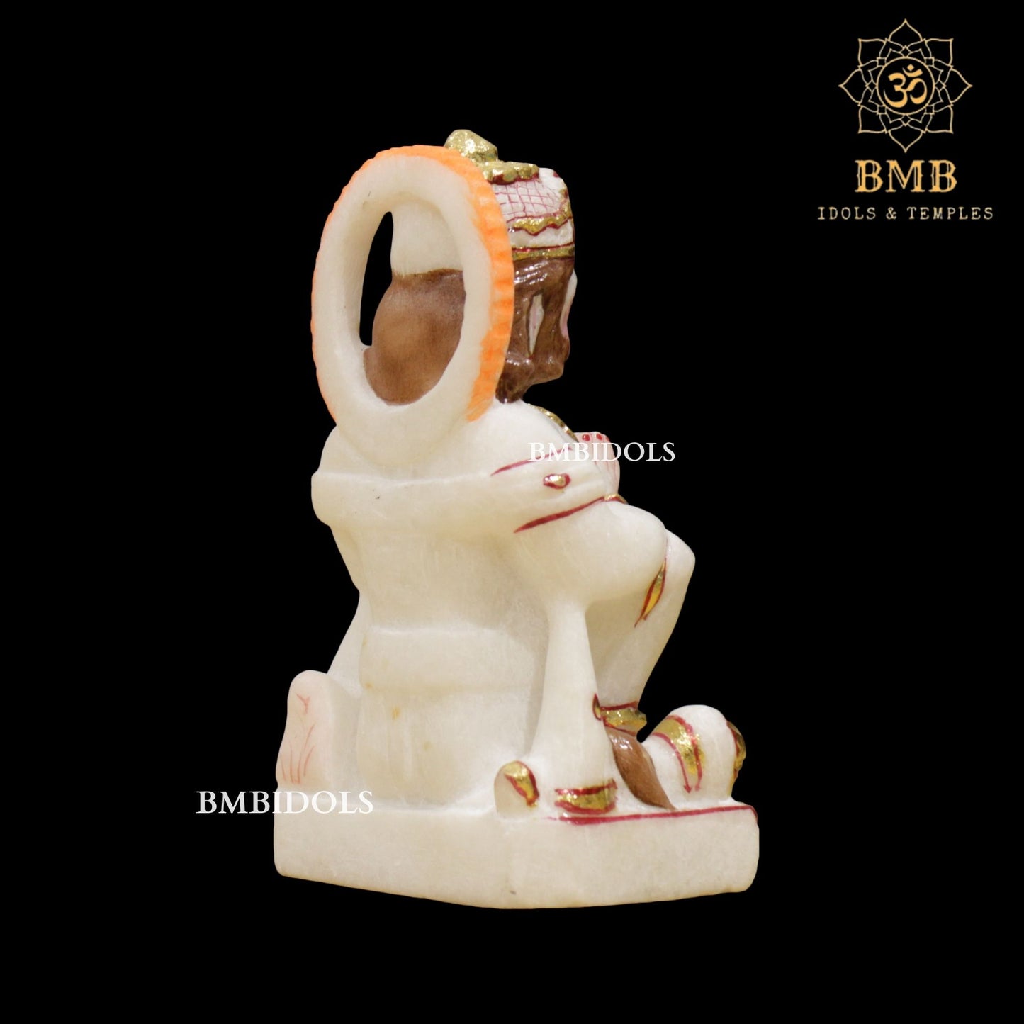 Marble Ram Darbar Murti made in Natural Makrana Marble in 18inches