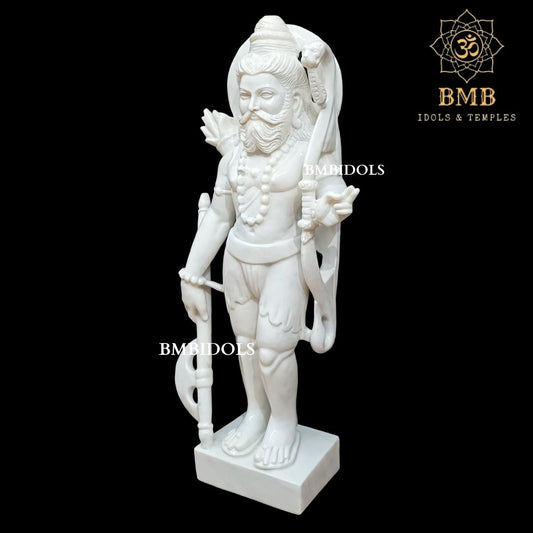 Marble Parshuram Bhagwan Murti made in Makrana Marble in 24inches