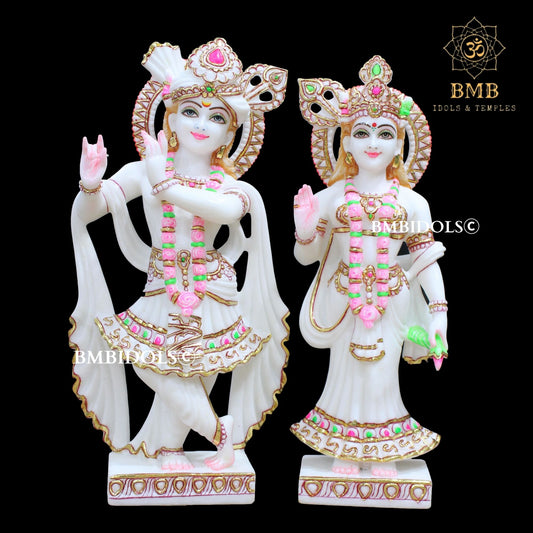 Marble Radha Krishna Murti