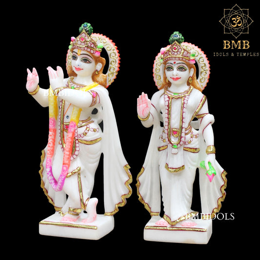 Marble Radha Krishna Statue
