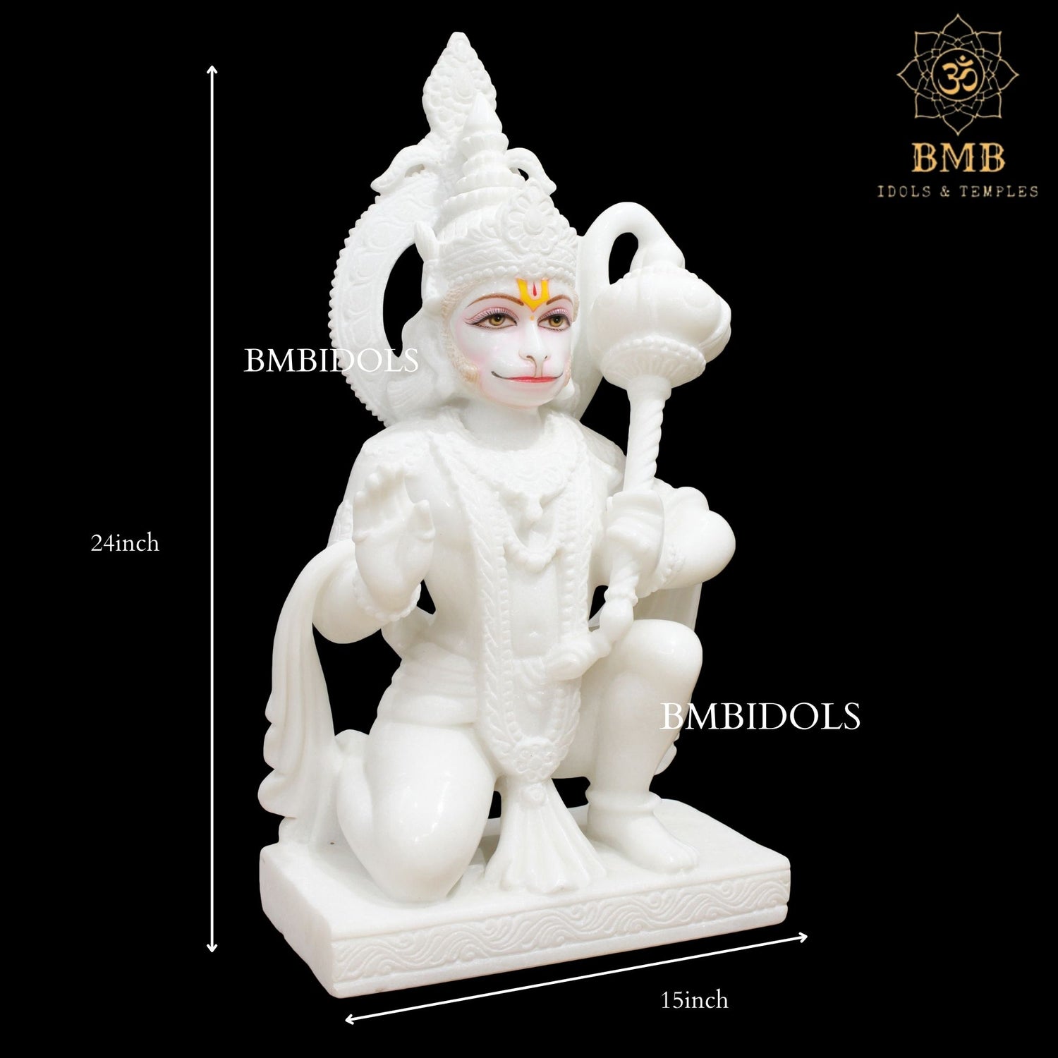 Marble Hanuman ji in 2feet