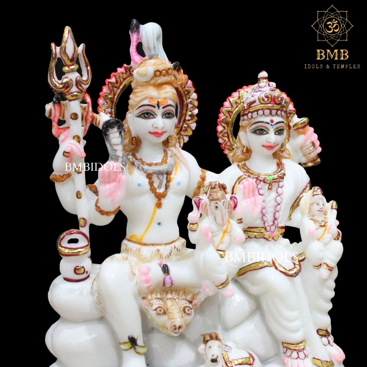 Marble Shiv Parvati Idol