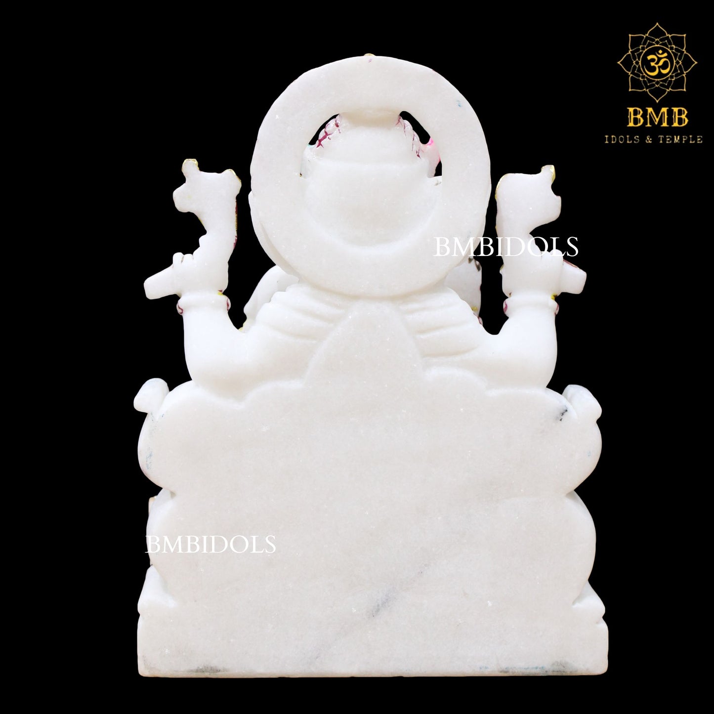 Ganesh Marble Statue made in Makrana Marble in 12inches
