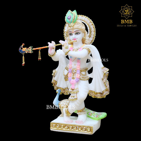 Marble Krishna Idol