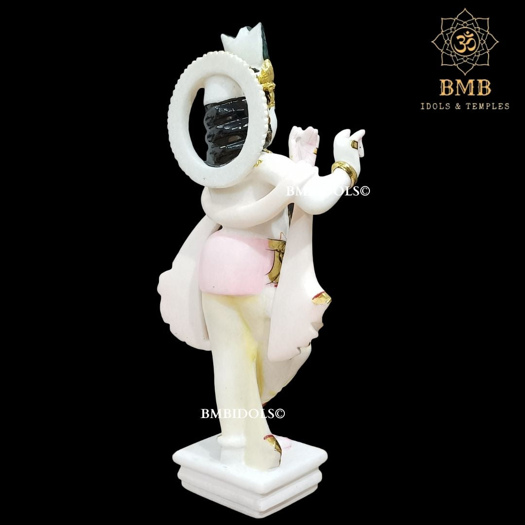 Marble Radha Krishna Statue Made in White Makrana Marble