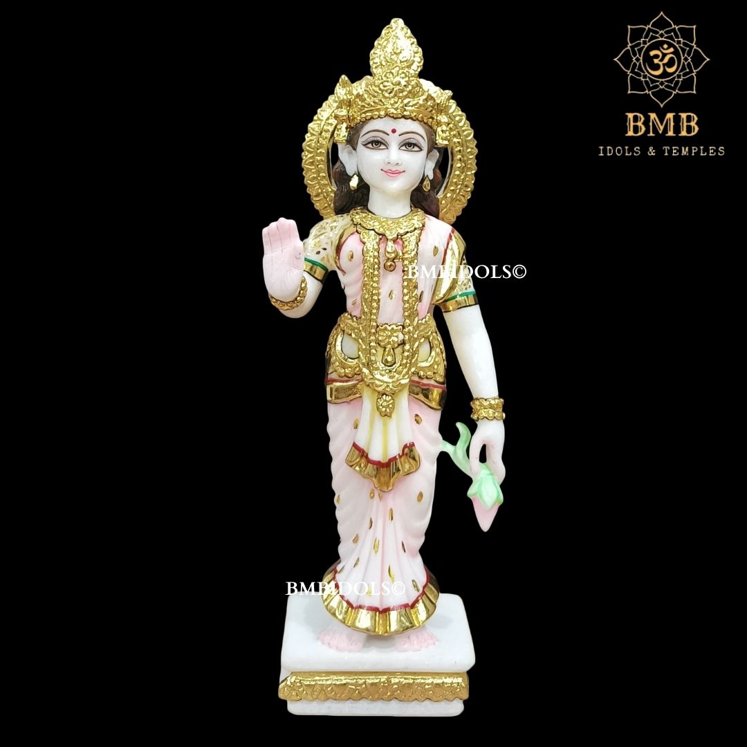 Marble Radha Krishna Statue Made in White Makrana Marble