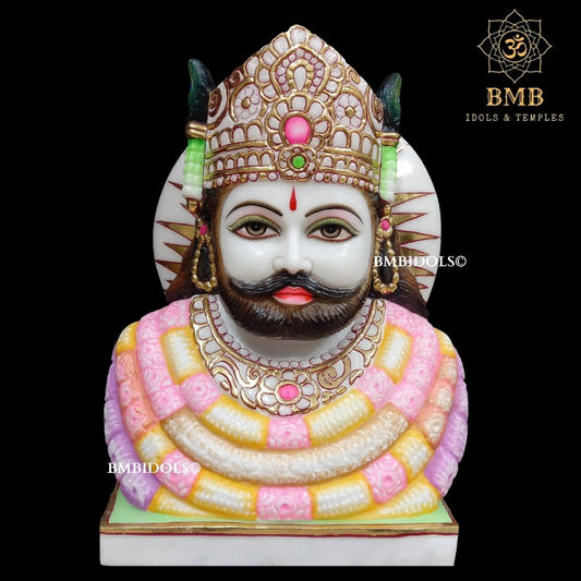 PREORDER Marble Khatu Shyam Ji Statue made in Vietnam Marble
