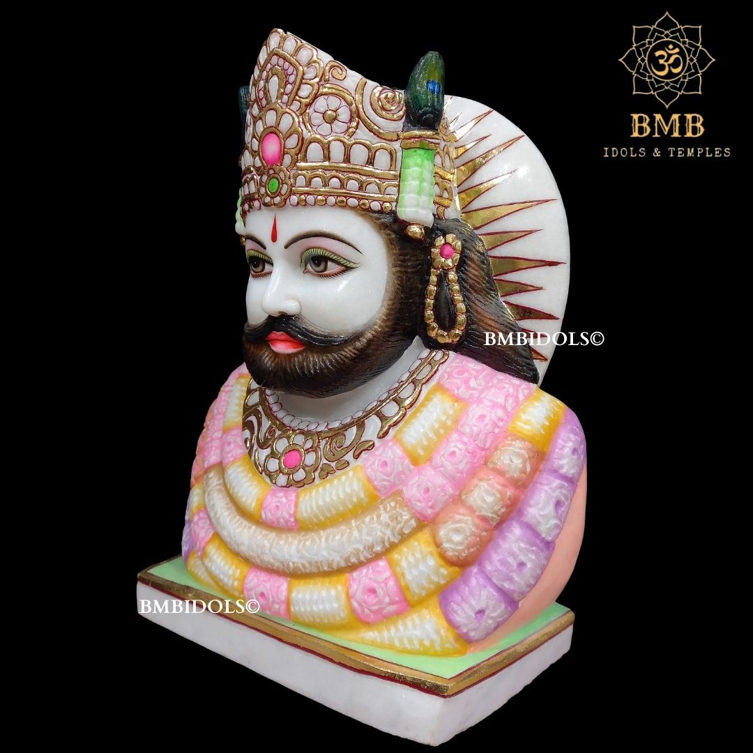 PREORDER Marble Khatu Shyam Ji Statue made in Vietnam Marble