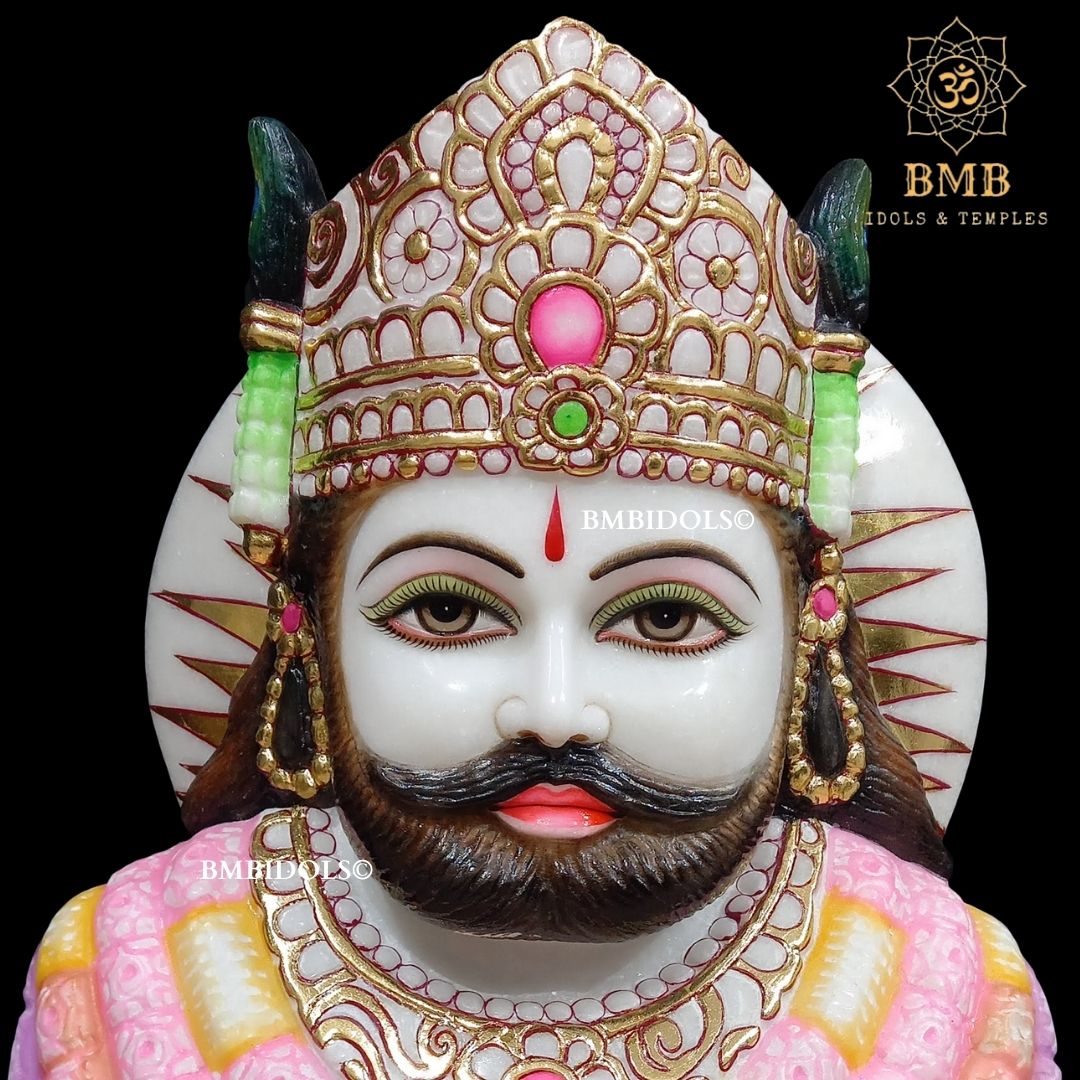 PREORDER Marble Khatu Shyam Ji Statue made in Vietnam Marble