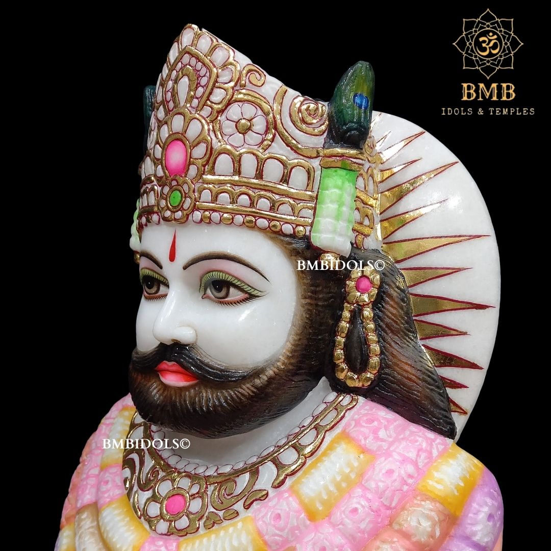 PREORDER Marble Khatu Shyam Ji Statue made in Vietnam Marble