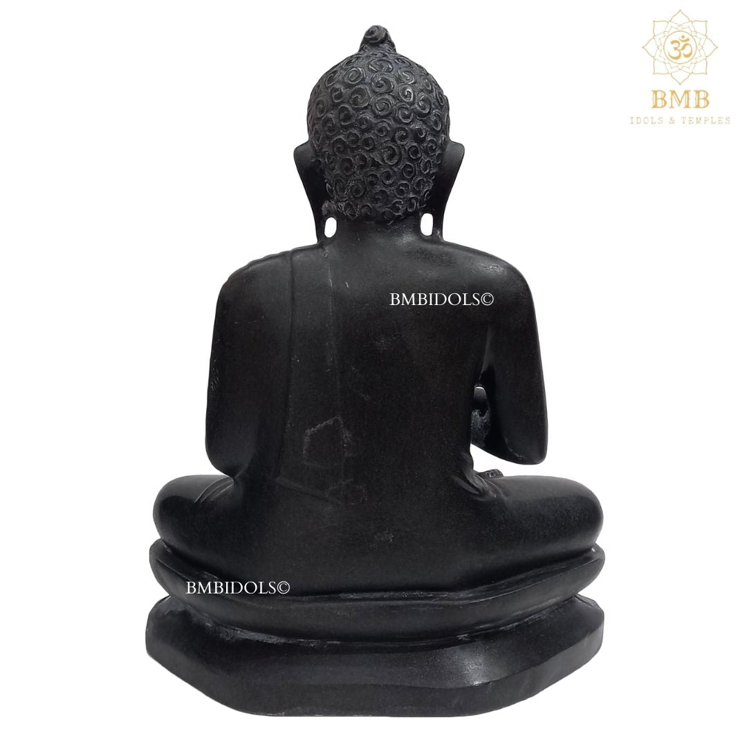 Black Buddha Statue 