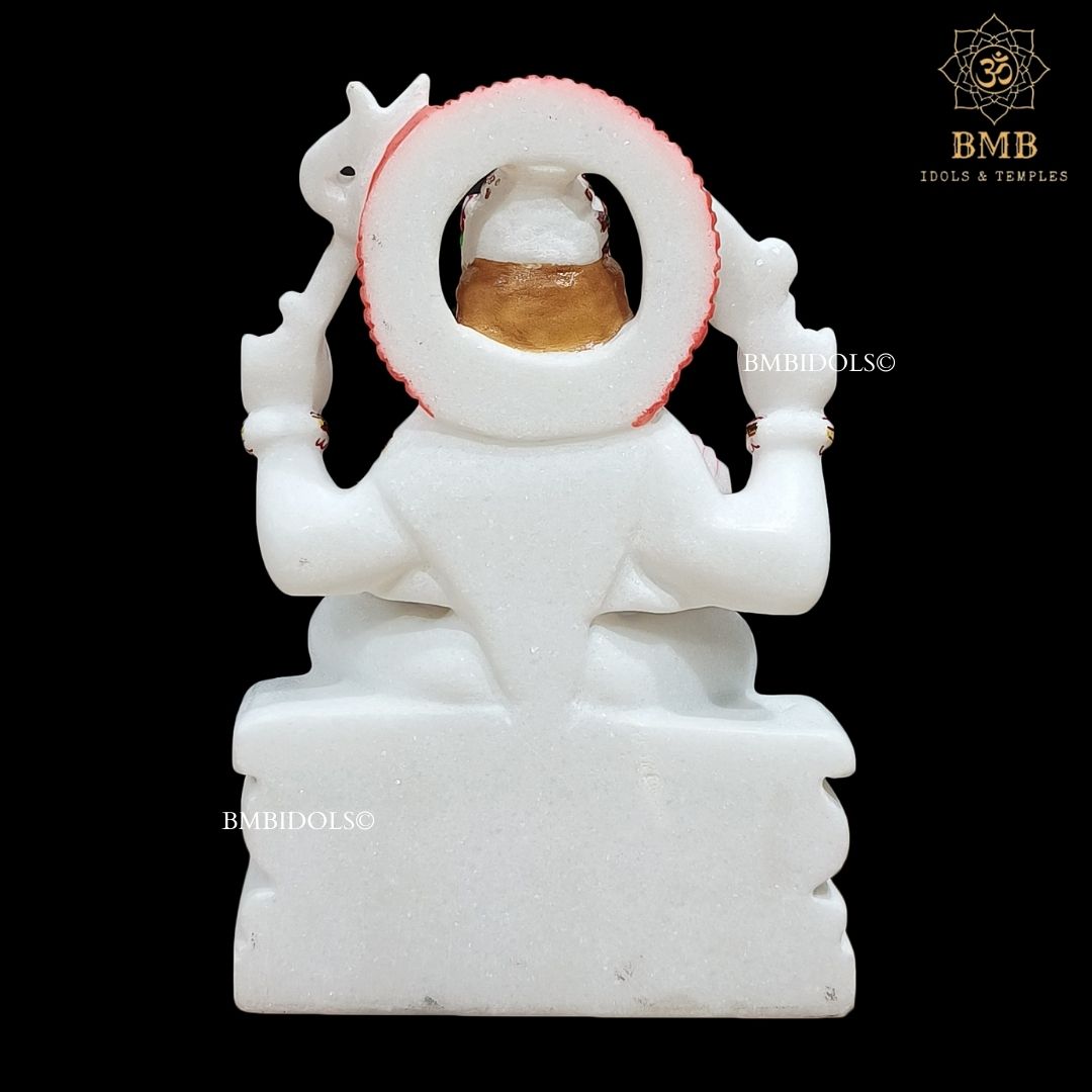 Preorder Marble Santoshi Mata Murti made in Makrana Marble with Four Hands