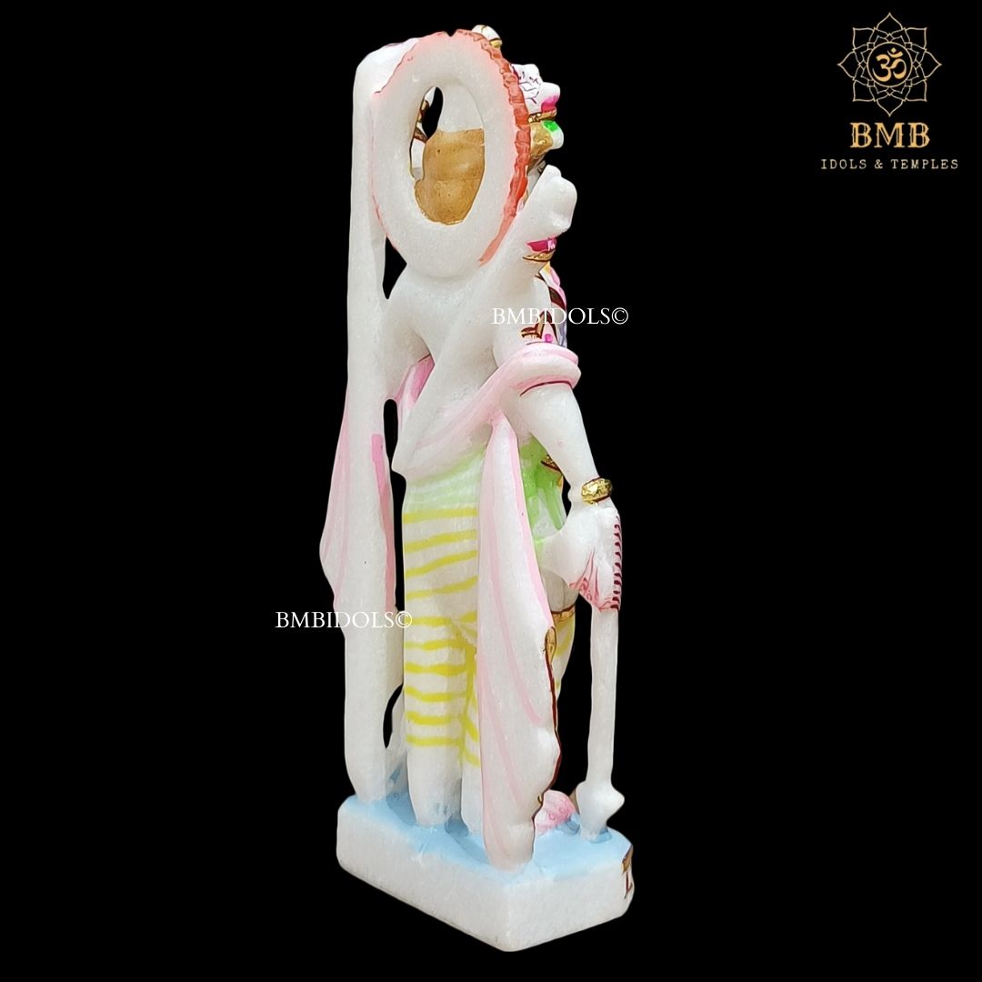 Small Marble Ram Darbar Statue for Home and Temples made in Makrana Marble