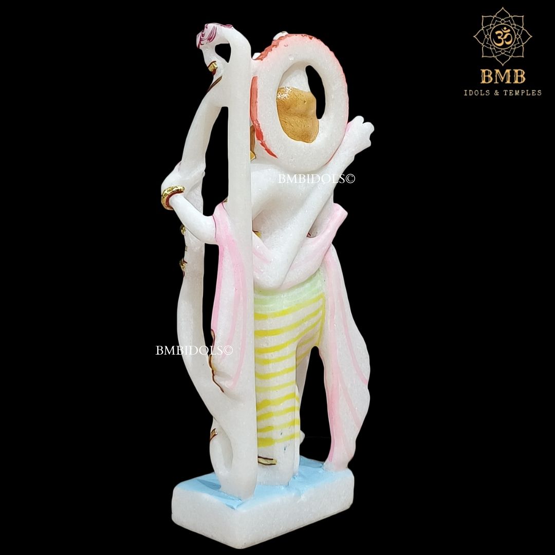 Small Marble Ram Darbar Statue for Home and Temples made in Makrana Marble