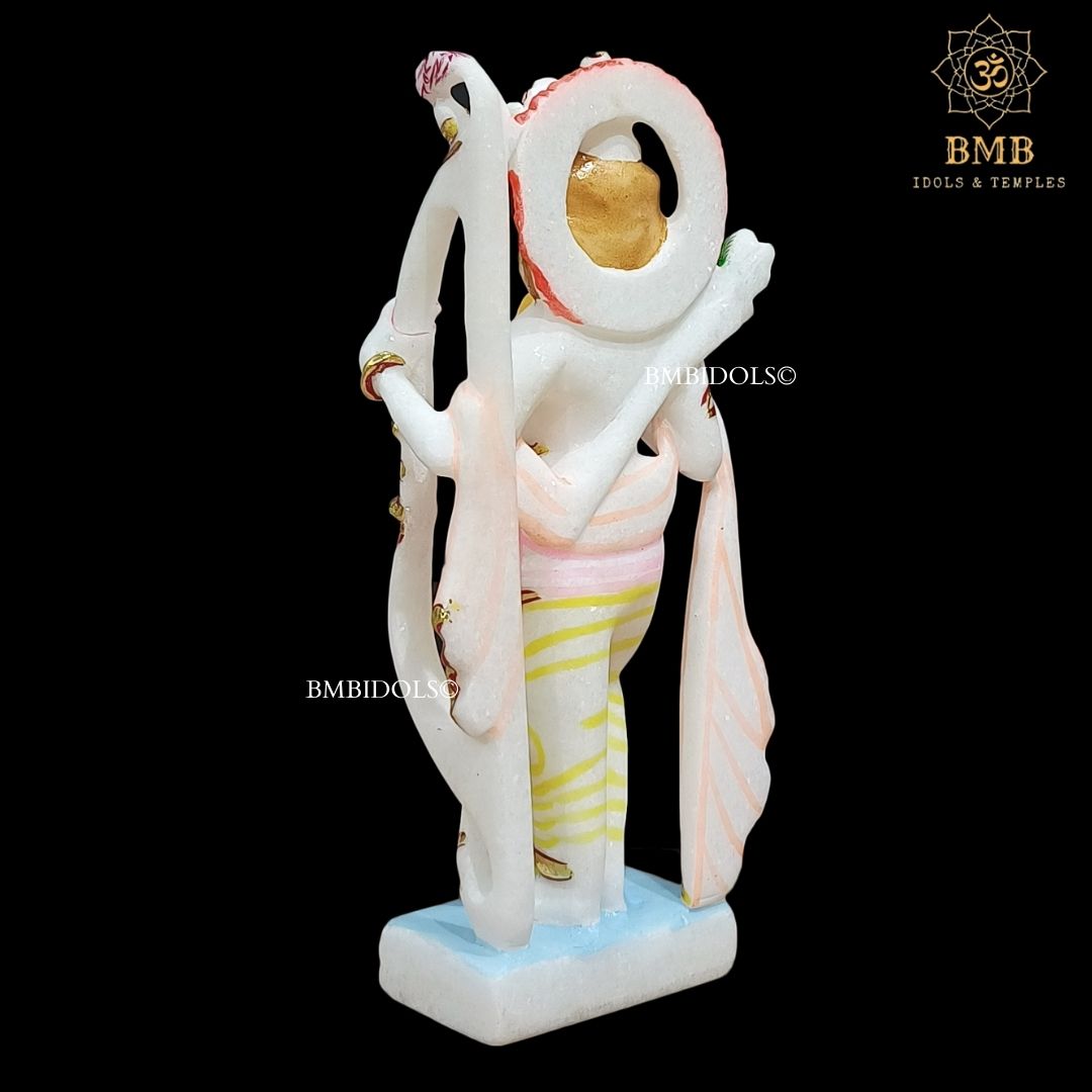 Small Marble Ram Darbar Statue for Home and Temples made in Makrana Marble