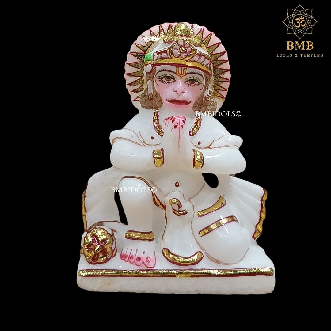 Small Marble Ram Darbar Statue for Home and Temples made in Makrana Marble