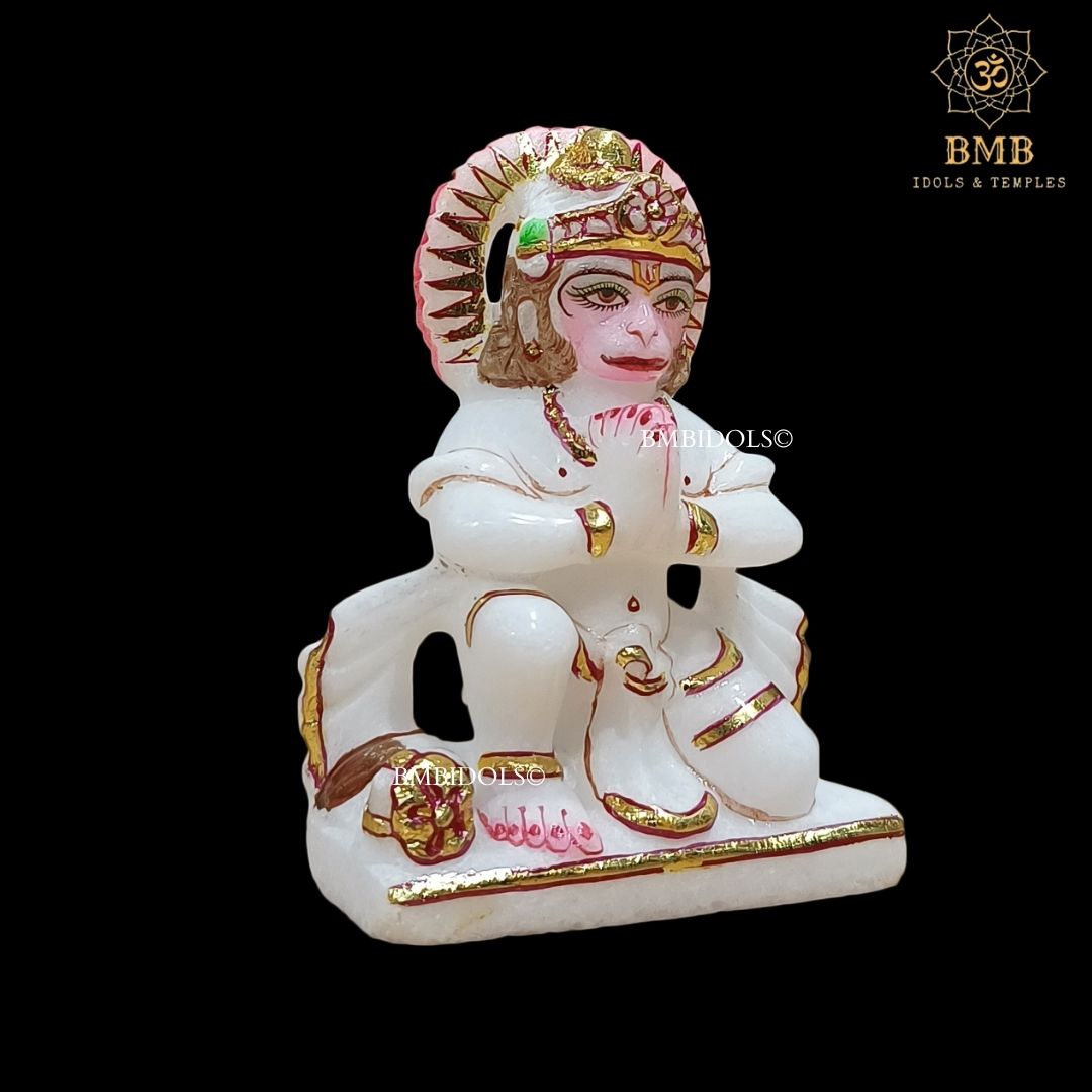 Small Marble Ram Darbar Statue for Home and Temples made in Makrana Marble