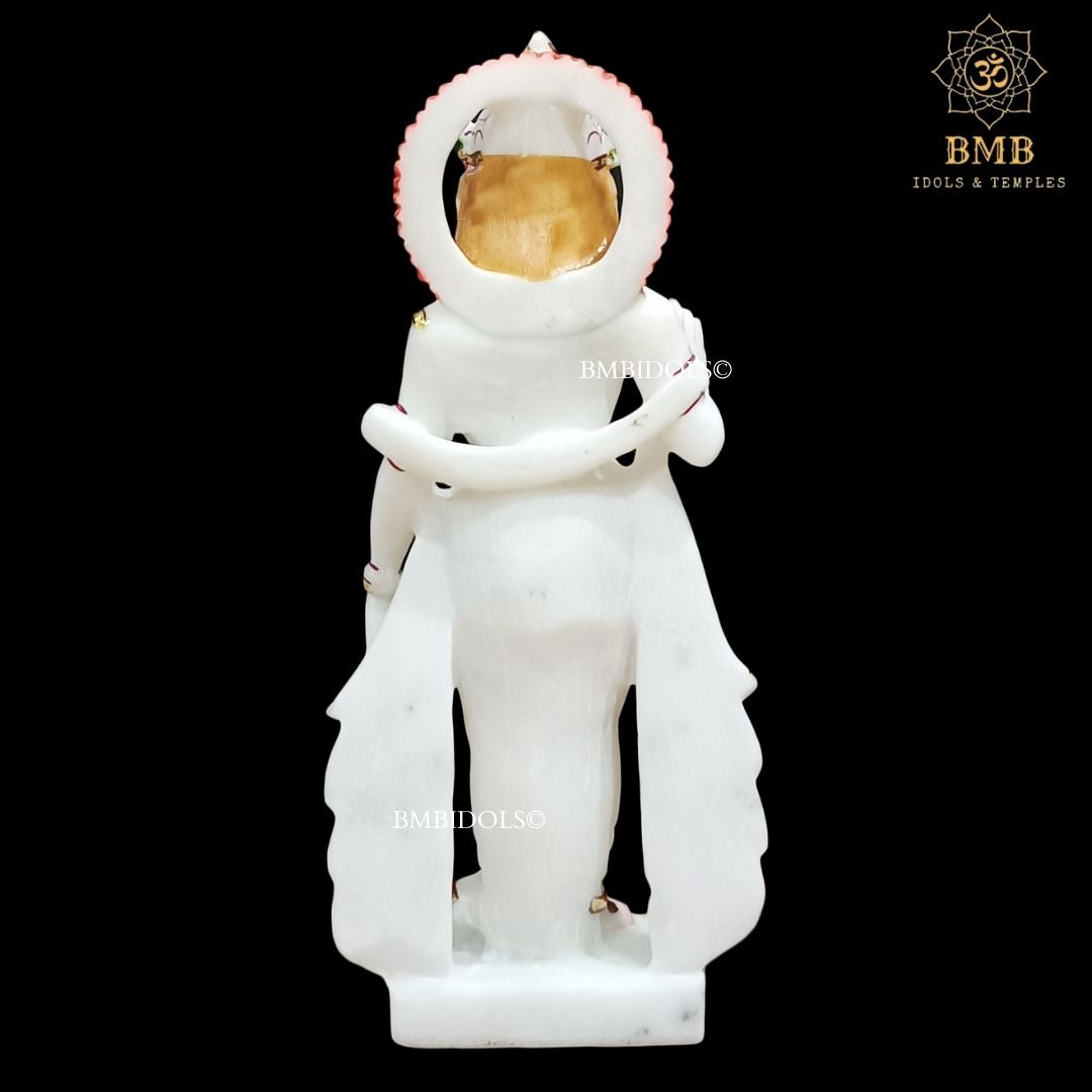 Marble Radha Krishna Statue for Home and Temples in 12inches