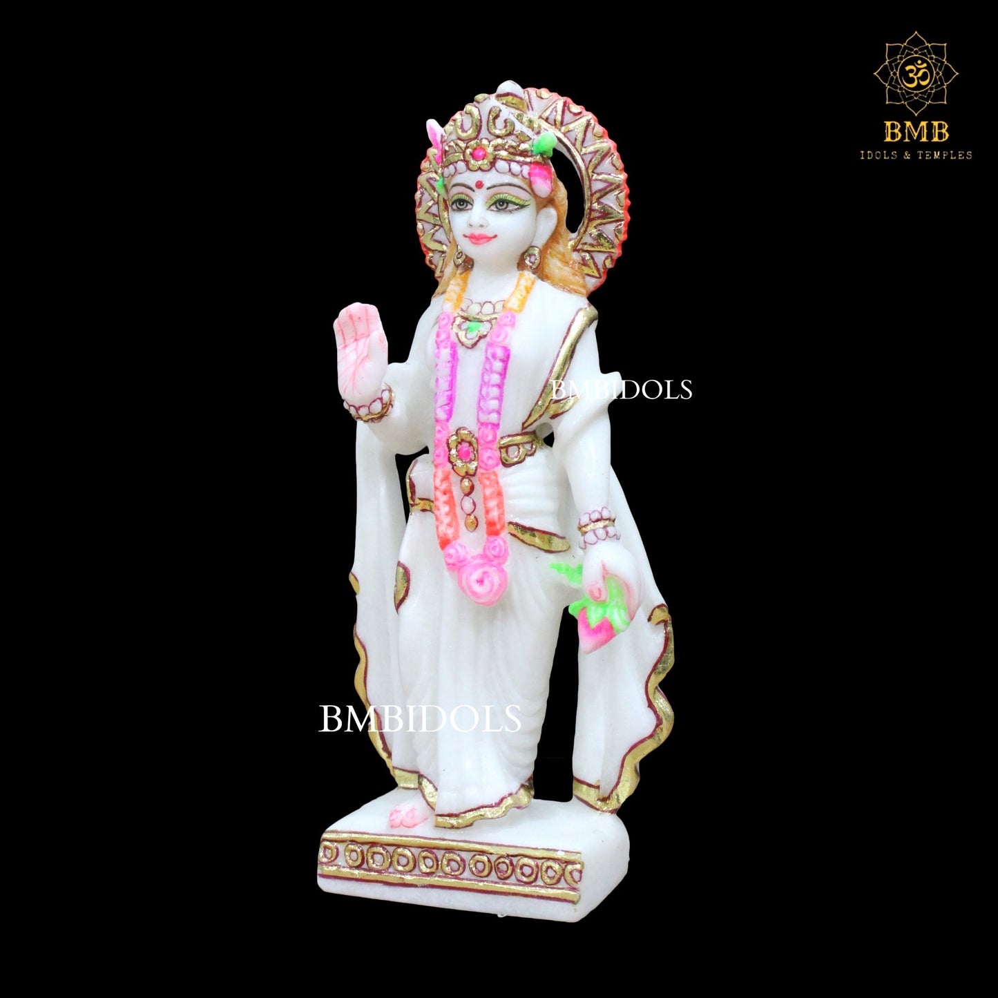 Small Marble Ram Darbar Statue made in 9inches for Homes