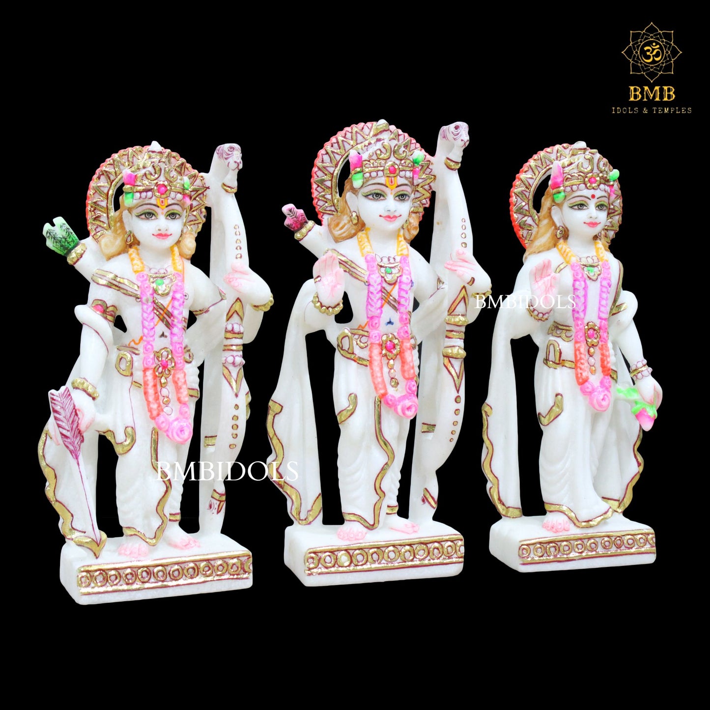 Small Marble Ram Darbar Statue made in 9inches for Homes