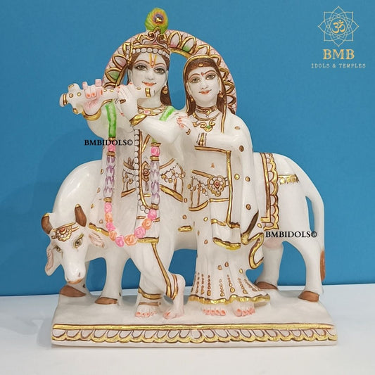 Marble Radha Krishna Murti