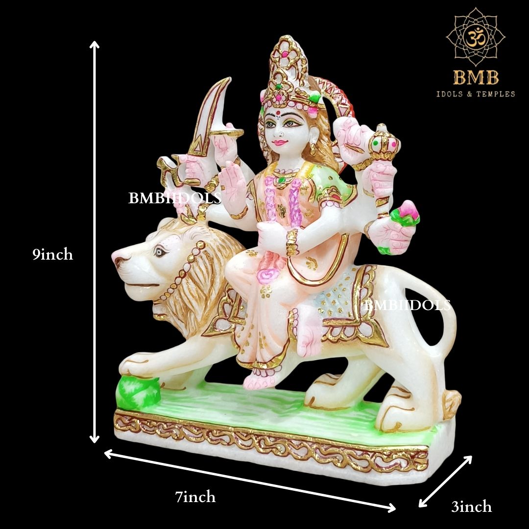 Marble Durga Maa Statue