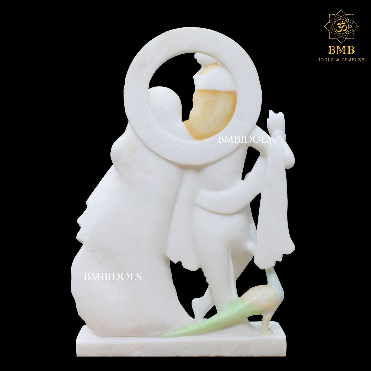 Marble Jugal Radha Krishna Statue in 18inch in Makrana Marble