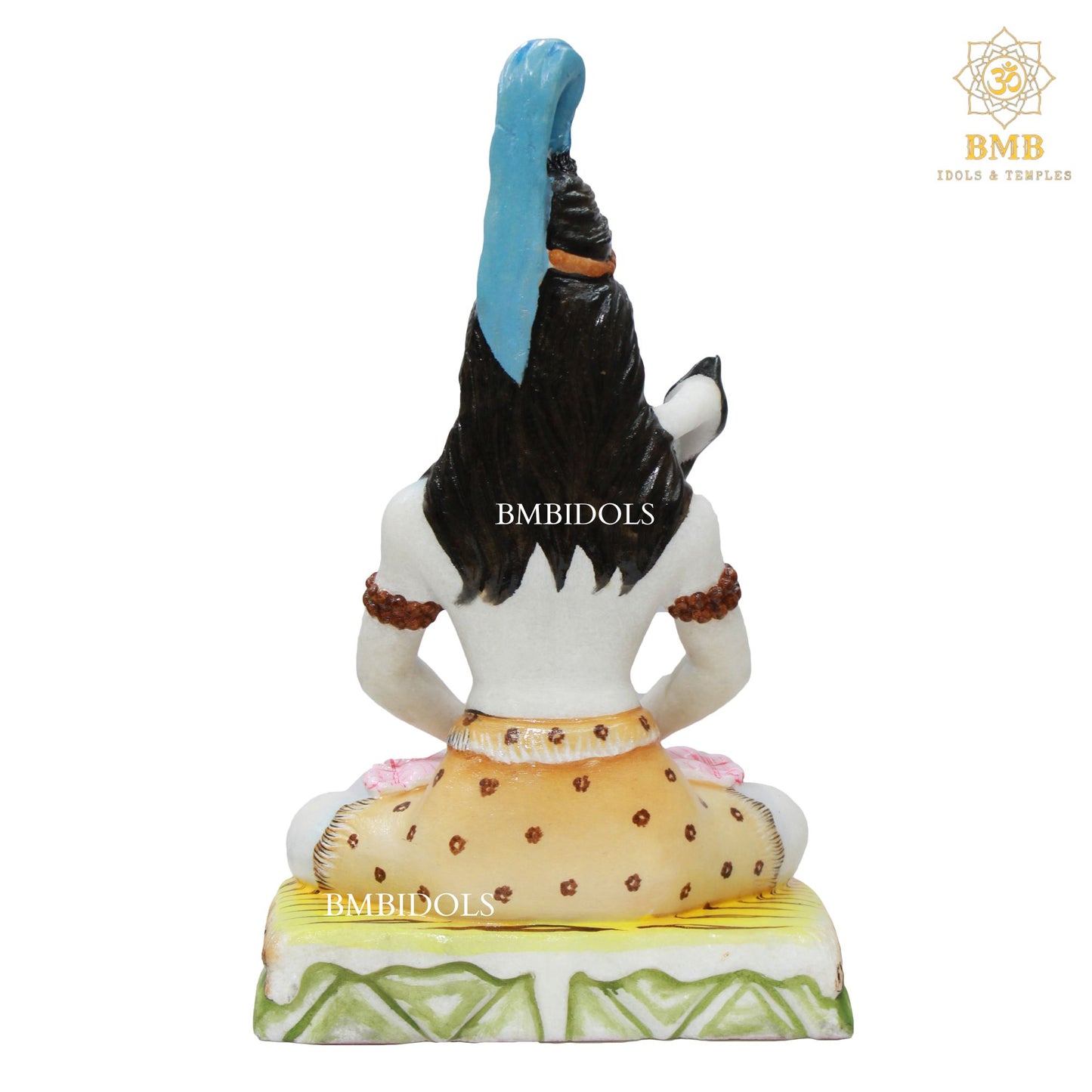 Meditation Marble Shiva Statue made in Makrana Marble in 18inches